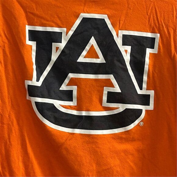 Auburn Tigers Men's Orange Graphic T-Shirt Size L Short Sleeve - Picture 7 of 8